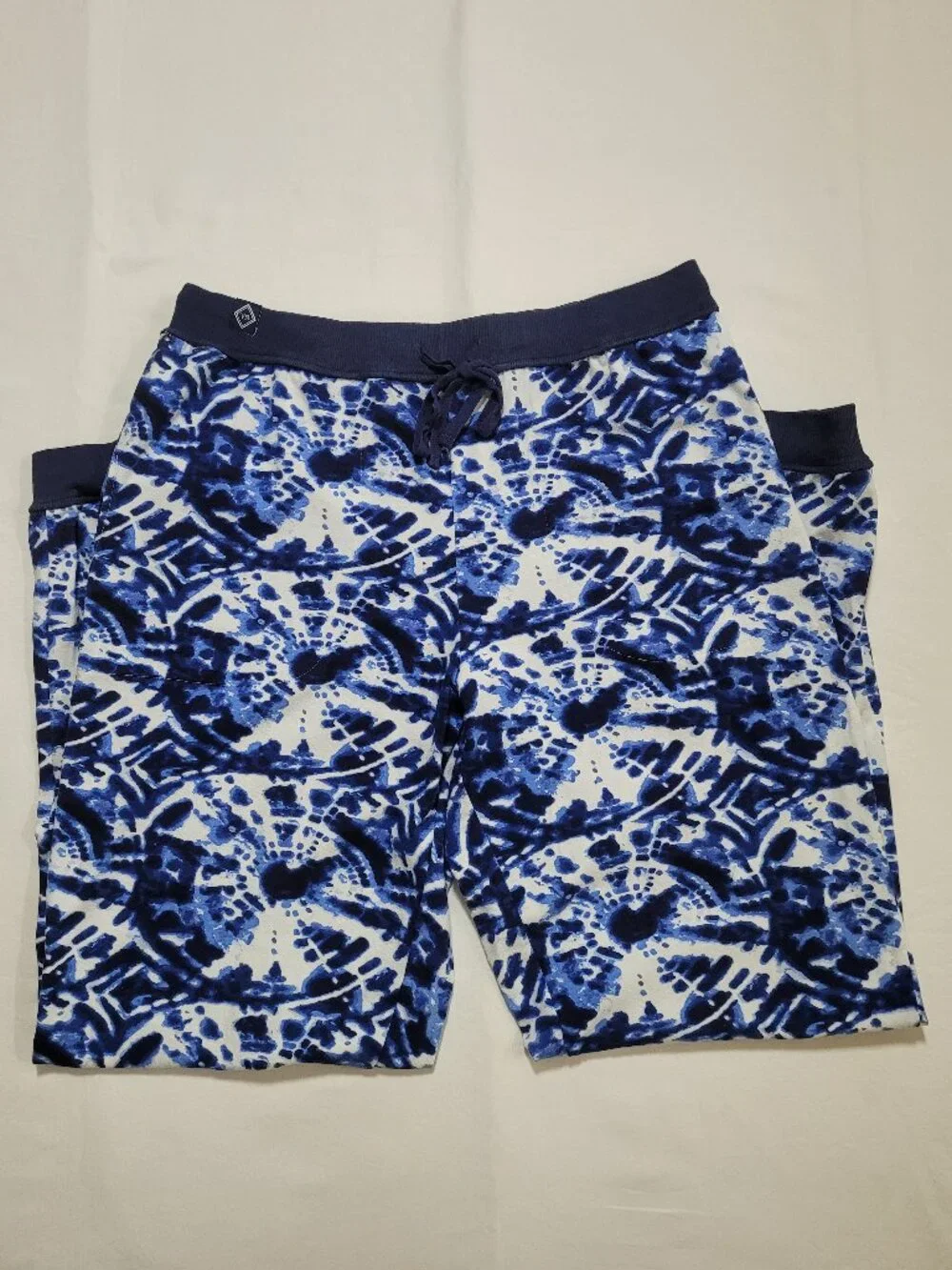 Vera Bradley Island Tie Dye Knit Pajama Lounge Set Top Jogger XL Flaw Coastal